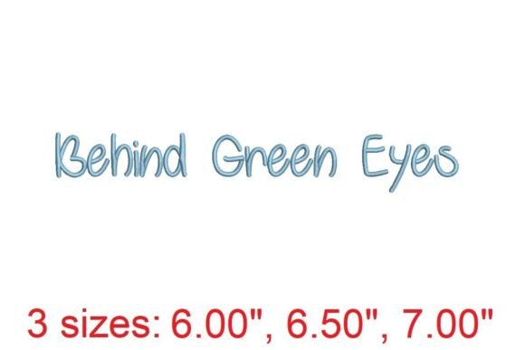 Behind Green Eyes: A Charming Addition for Seasonal Embroidery