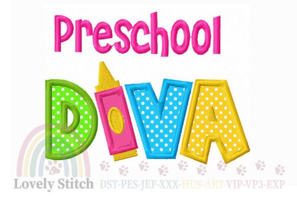 Charming Preschool Diva for Business Use