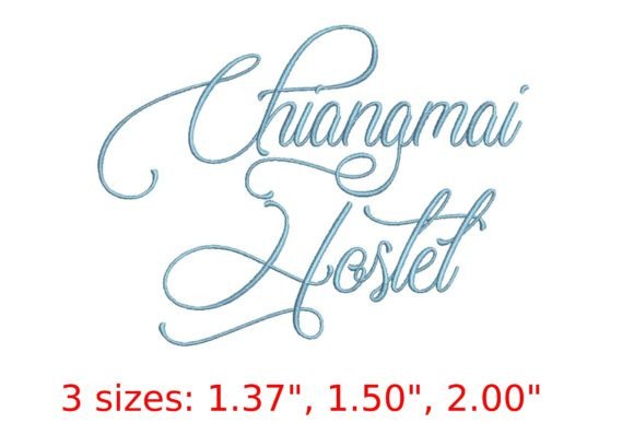 Chiangmai Hostel Font: Perfect for Premium Sweatshirts