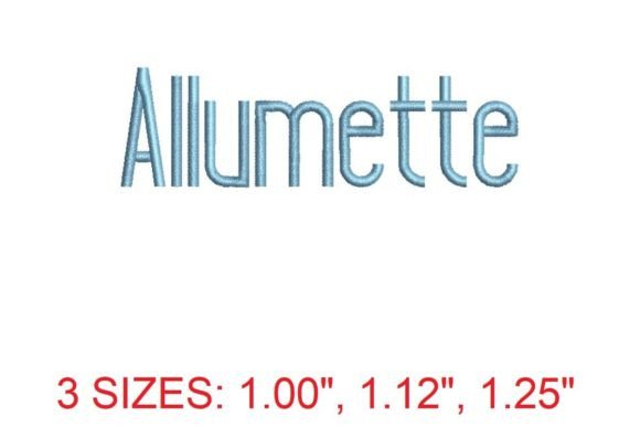 Elevate Your Sweatshirts with Allumette Embroidery Font