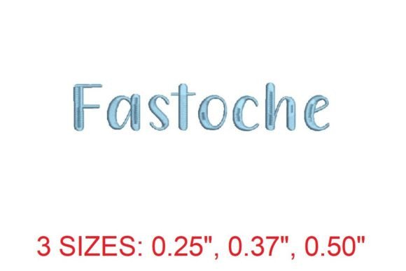 Fastoche Embroidery Font: A Versatile Choice