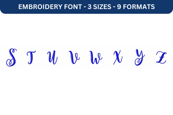 Magnolia Sky Font: A Stylish Embroidery Choice