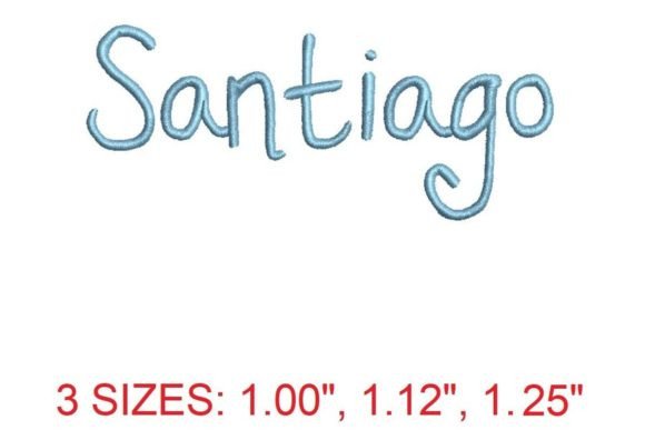 Santiago Font: A Versatile Embroidery Must-Have