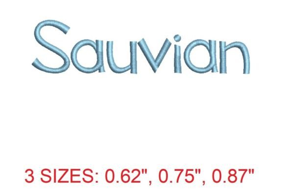 Sauvian Font: Elegance in Every Stitch