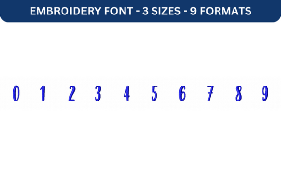 Strawberry Blossom Font 0-9: A Stylish Embroidery Choice
