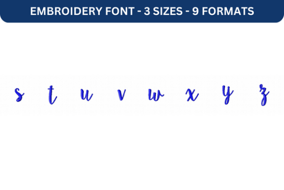 Sweet Pea Font: A Charming Addition for Seasonal Embroidery