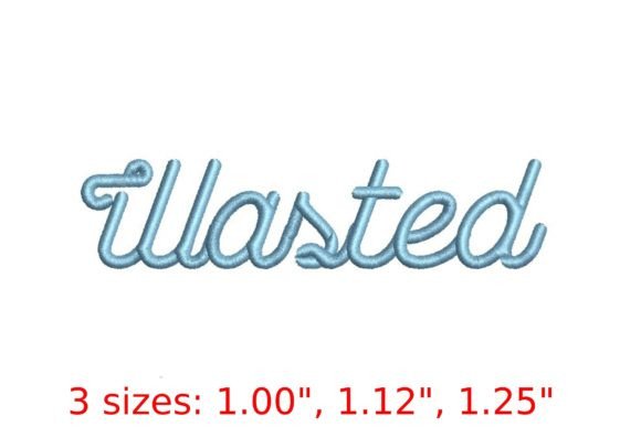 Wasted Font: A Bold and Unconventional Choice